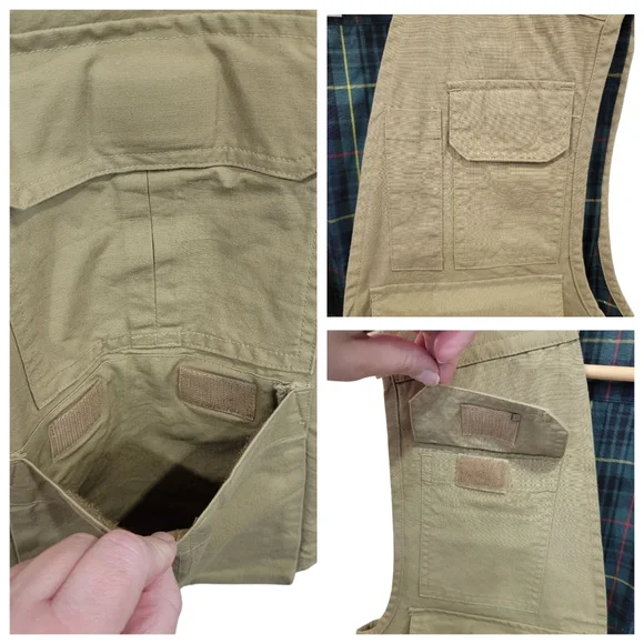 Vintage Gardeners Eden Utility Field Vest Tan Lightweight Safari Camping… - Picture 8 of 16